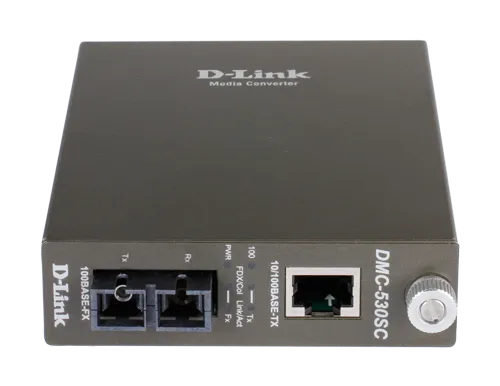 D-Link 10/100 to 100BaseFX (SC) Singlemode Media Converte.. DMC-530SC product image