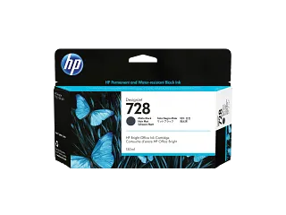 HP 728 130-ml Matte Black DesignJet Ink Cartridge (3WX25A) — HP product image
