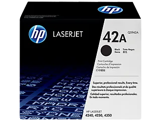 HP 42A Black Original LaserJet Toner Cartridge (Q5942A) — HP product image