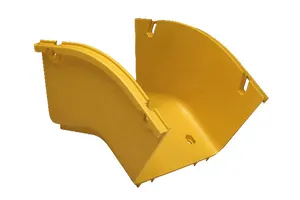 CommScope FGS-MD4E-B | FiberGuide 45° Down Elbow, 4x6in, Yellow