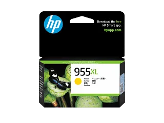 HP 955XL High Yield Yellow Original Ink Cartridge (A4LB9A) — HP product image