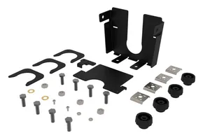 CommScope FGS-KT03-A1NH | FiberGuide 2in Hose Adapter Kit - No Hose, 4x4in, Black