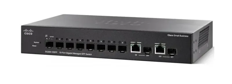 Cisco SG300-10SFP-K9 8-Port Layer 3 Switch
