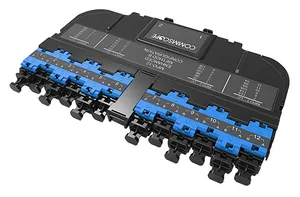 CommScope 760238894 | EHD ULL Singlemode MPO-12 distribution module, 24LC to 2x12f MPOs pinned, dust plugs
