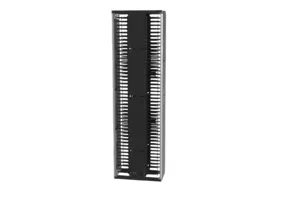 CommScope 760260360 | CableGuide 360 Vertical Cable Management Kit, 12 in X 84 in (305 mm X 2134 mm) Double Sided, With Doors, Silver