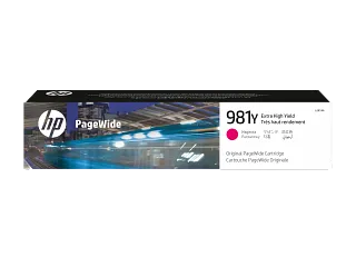 HP 981Y Extra High Yield Magenta Original PageWide Cartridge (L0R14A) — HP product image