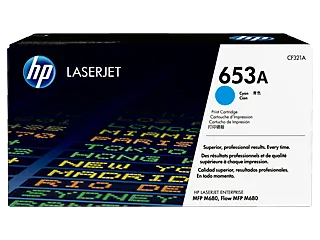 HP 653A Cyan Original LaserJet Toner Cartridge (CF321A) — HP product image