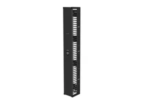 CommScope 760260435 | CableGuide 360 Vertical Cable Management Kit, 12 in X 96 in (305 mm X 2438 mm) Single Sided, With Door, Black