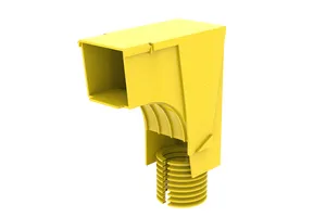 CommScope FGS-KDH5-C | FiberGuide Extended Downspout Kit, 2x2in, 5ft, Yellow