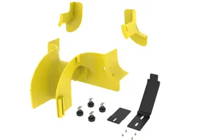 CommScope FGS-MEXP-E-ABF-NC | FiberGuide 4-Inch Express Exit, Cover Not Included, 4x4, 4x6, 4x12in, Yellow