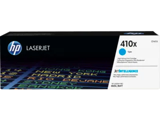 HP 410X High Yield Cyan Original LaserJet Toner Cartridge (CF411X) — HP product image