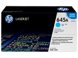 HP 645A Cyan Original LaserJet Toner Cartridge (C9731A) — HP product image