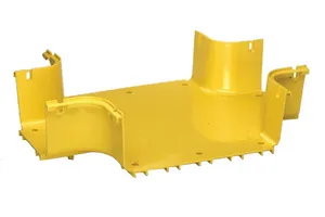 CommScope FGS-MHXP-B/F | FiberGuide Horizontal Cross with Dual 4x6in and Dual 4x12in Exits, Yellow