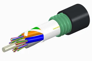 CommScope 760101360 | Fiber OSP cable, TeraSPEED Single Jacket/Single Armor, Gel-Free, Stranded Loose Tube, 24 fibers, Composite OM4 and G.652.D and G.657.A1, Feet jacket marking, Black jacket color