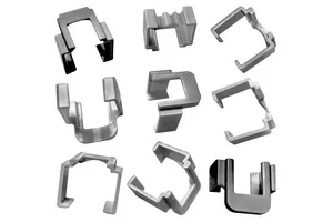 CommScope 2843022-4 | Modular Plug Color Clip, Gray, 50 pcs