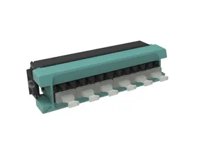 CommScope 760242975 | InstaPATCH 360, LazrSPEED SYSTIMAX 360 Distribution Panel 12 LC Aqua iPatch Ready