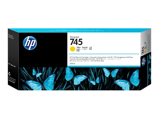 HP 745 300-ml DesignJet Yellow Ink Cartridge (F9K02A) — HP product image
