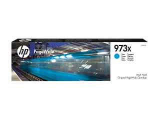 HP 973X High Yield Cyan Original PageWide Cartridge (F6T81AE) — HP product image