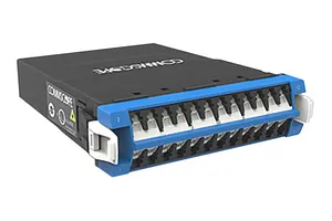 CommScope 760238083 | G2 ULL Singlemode MPO-12 Distribution Module, 24LC to 2X12f MPOs unpinned, internal shutters
