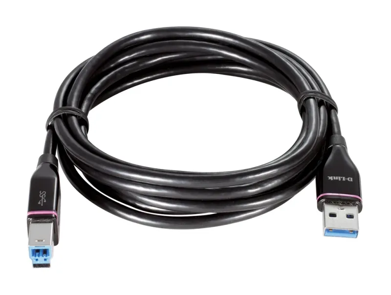 D-Link USB 3.0 Cable, 2 Meter A/B USB-U3BLARAB-2 product image