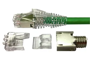 CommScope 6-2111977-2 | Modular Plug Kit, category 6, shielded, 8-position, 4.7 – 5.5 mm max cable jack OD, 500/bag