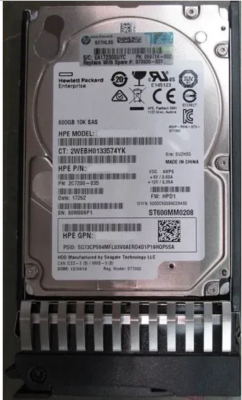 HPE EG000600JWFUR 600GB SAS Hard Drive
