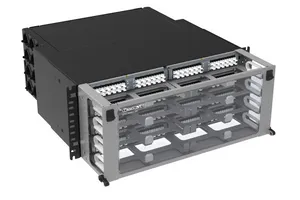 CommScope 760237325 | HD iPATCH 4U 384F-LC Distribution MPO24 ULL Module, LazrSPEED, Sliding Shelf
