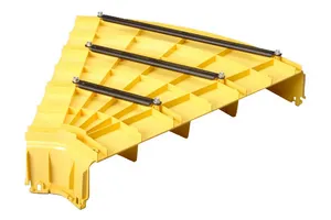 CommScope FGS-MH4E-H-VS | FiberGuide Variable Support Bracket Kit for 4x24in Horizontal Elbow