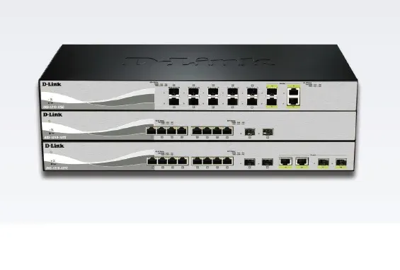 D-Link 12-Port 10G SFP+ including 2 10GBASE-T/SFP+ combo .. DXS-1210-12SC product image