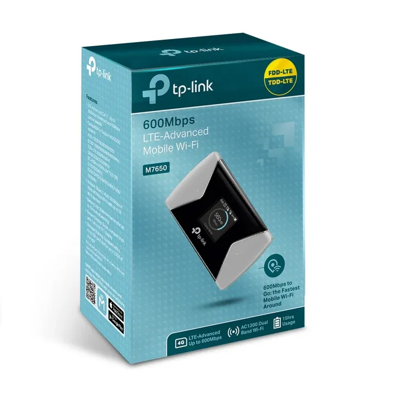 TP-Link 600Mbps LTE-Advanced Mobile Wi-Fi M7650 product image