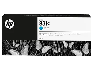 HP 831C 775-ml Cyan Latex Ink Cartridge (CZ695A) — HP product image
