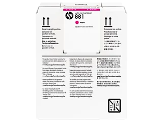 HP 881 5-liter Magenta Latex Ink Cartridge (CR332A) — HP product image