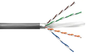 CommScope 884054454/16 | CS41Z3, ETL Verified Category 6A U/UTP Cable, low smoke zero halogen, gray jacket, 4 pair count, 1640 ft (500 m) length reel (EMEA)