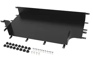 CommScope FGSB-MHRT-F/H | FiberGuide Horizontal T, 4x12in, 4x14in Exit, Black