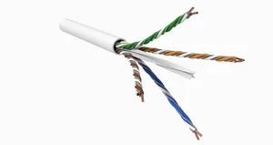 CommScope 760259249 | GigaREACH XL "Extended Distance" 1073A Category 6 U/UTP Cable, CMR Riser, white jacket, 4 pair count, 3000 ft (915 m) length, reel