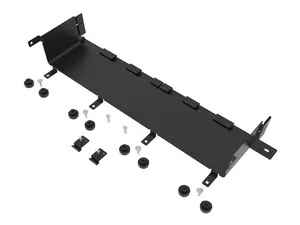 CommScope FGS-ACC158 | FiberGuide to PANDUIT Solid Transition Adapter, 4x24in, Black