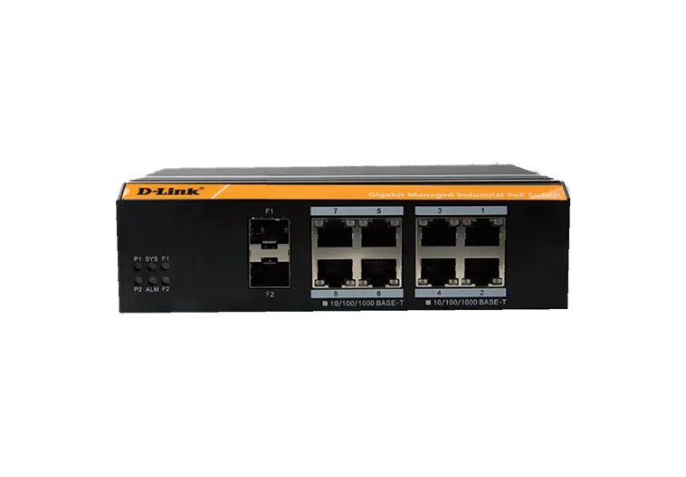 D-Link DGS -F3000 Series Layer 2 Gigabit Outdoor Managed .. DGS-F3008P-2S product image