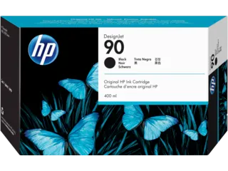 HP 90 400-ml Black DesignJet Ink Cartridge (C5058A) — HP product image