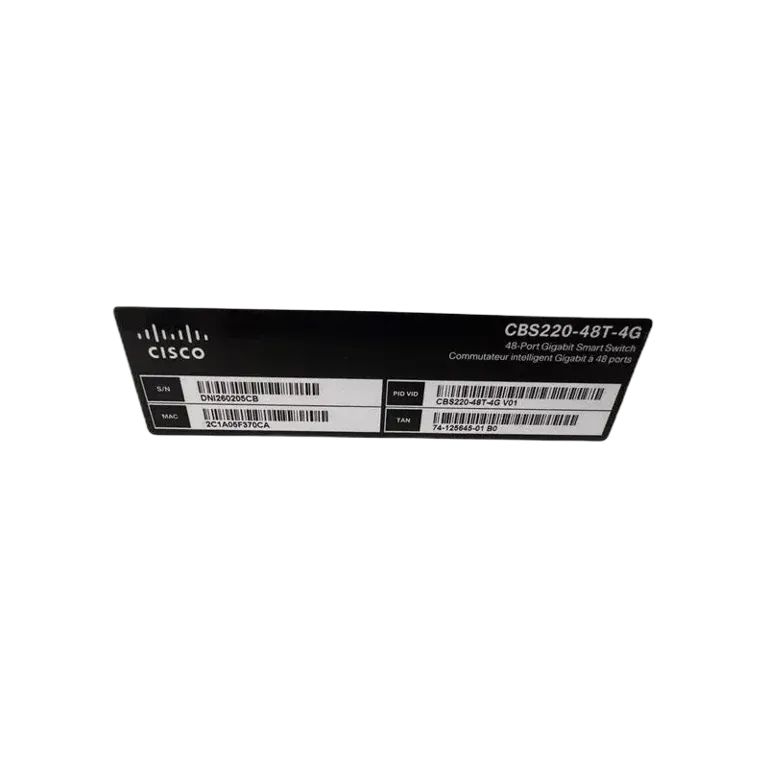 Cisco CBS220-48T-4G 48-Port Ethernet Switch