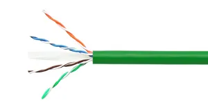 CommScope 1427071-3 | Copper Cable, category 6, 4 pair, UTP, CM rated, 24 AWG, 305 m reel in box, green