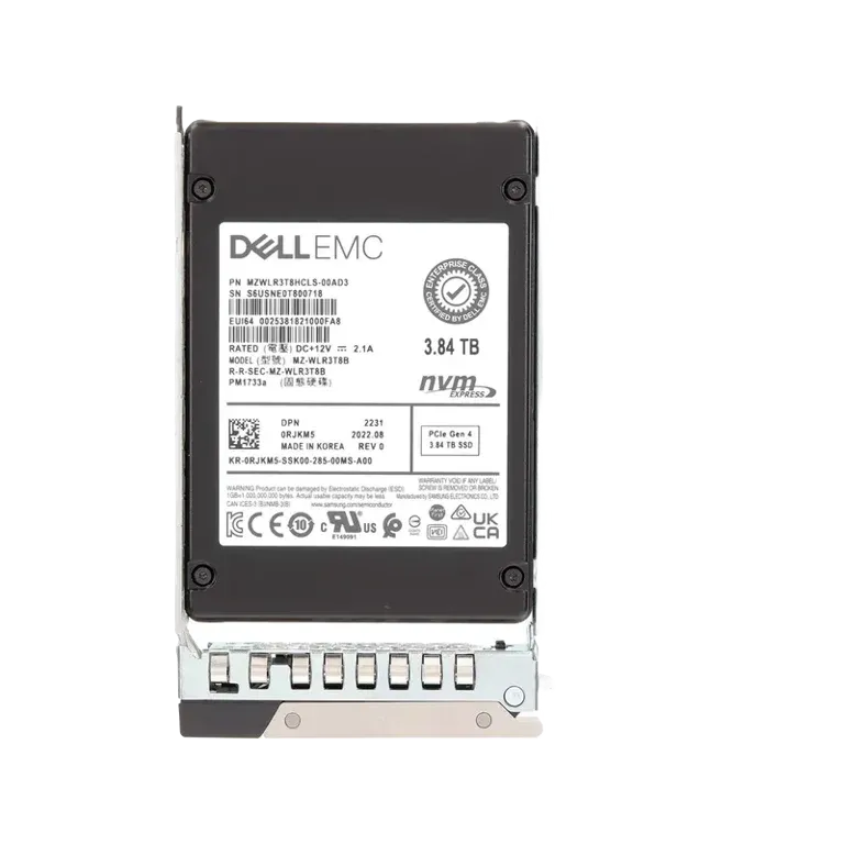 Dell RJKM5 3.84TB NVMe SSD