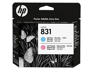HP 831 Light Magenta/Light Cyan Latex Printhead (CZ679A) — HP product image