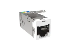 CommScope 5-2153449-3 | SL-Series Modular Jack, RJ45, Cat6A Shielded, ProWhite (24 ea/pkg)