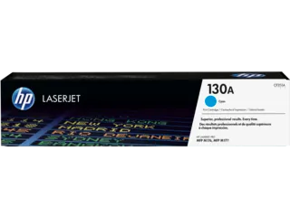 HP 130A Cyan Original LaserJet Toner Cartridge (CF351A) — HP product image