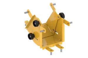 CommScope FGS-HUVE-A | FiberGuide FlexGuide 15-35° Up Elbow, 4x4in, Yellow