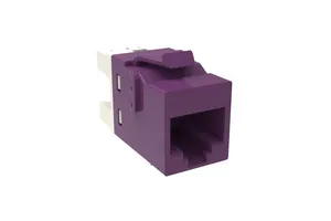 CommScope 1-2291216-VI | KJ-Series Modular Jack, RJ45, Cat6 Unshielded, Violet