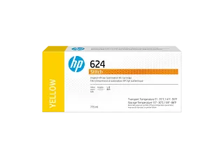 HP 624 775-ml Yellow Stitch Dye Sublimation Ink Cartridge (2LL56A) — HP product image