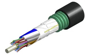 CommScope 760243296 | Fiber indoor/outdoor cable, LazrSPEED, Single Jacket/Single Armor, Low Smoke Zero Halogen (LSZH), 144 fiber, Multimode OM4, Gel Filled , Stranded Loose Tube