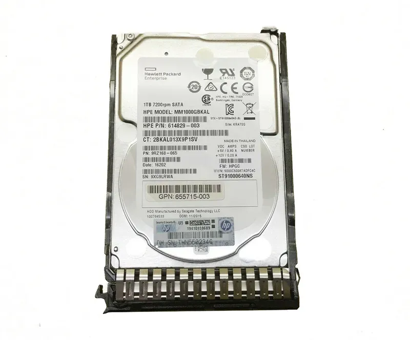 HPE 655710-B21 1TB SATA Hard Drive