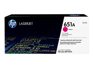 HP 651A Magenta Original LaserJet Toner Cartridge (CE343A) — HP product image